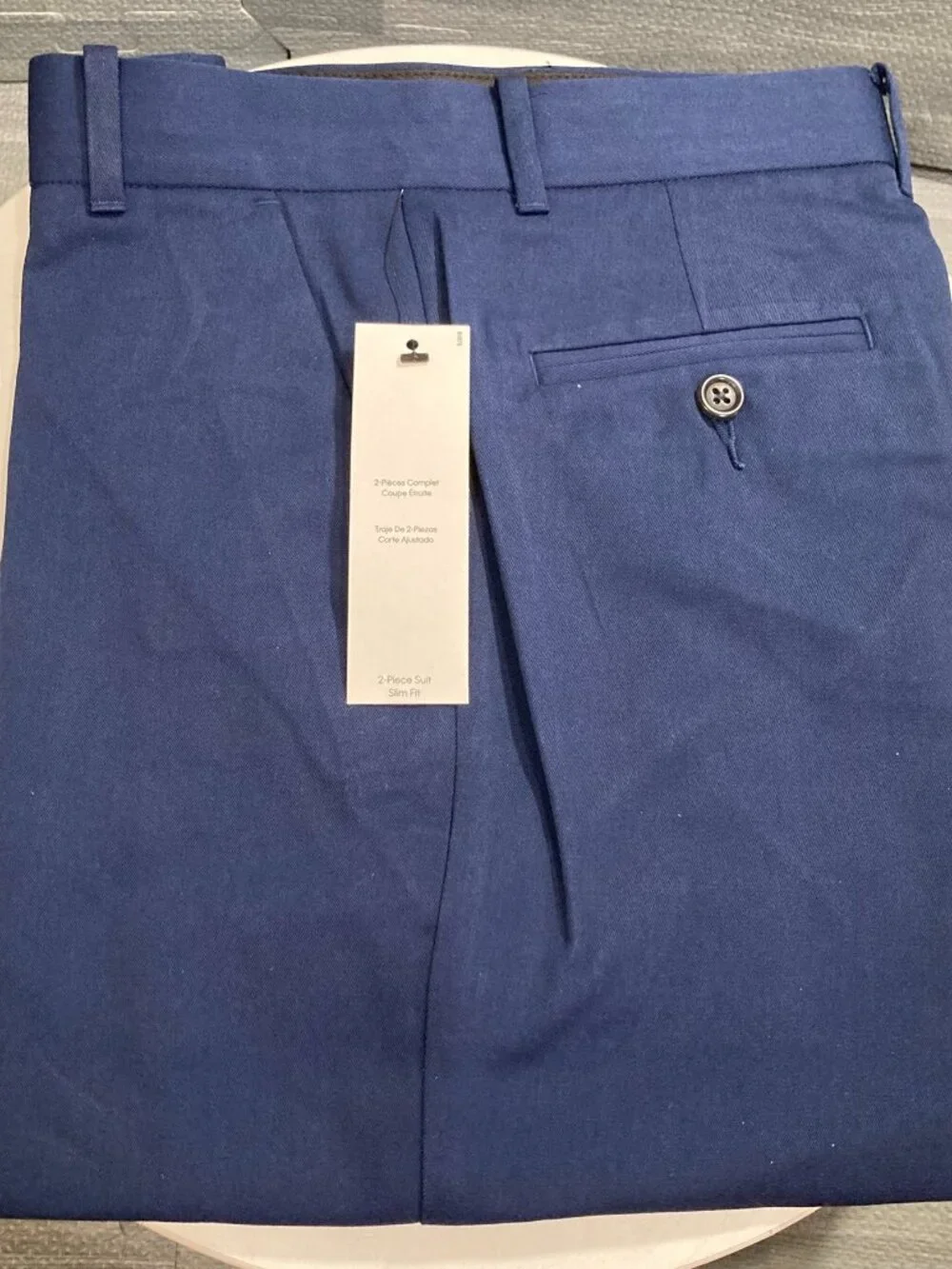 Calvin Klein 2-piece Formal Suit Set Boys 16 Regular Jacket and Dress Pants Blue